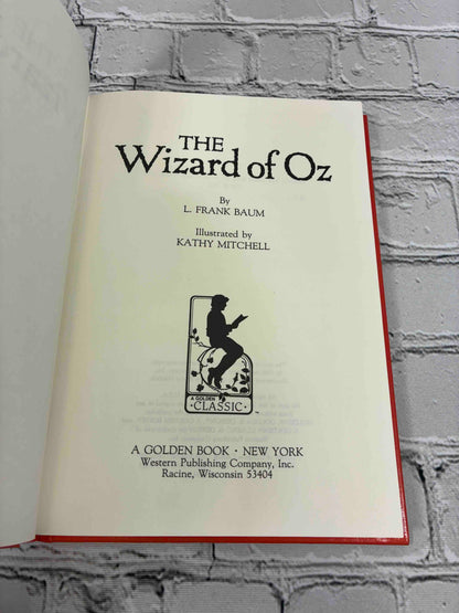 The Wizard of Oz by L. Frank Baum, 1986 Golden Classic hardcover - title page