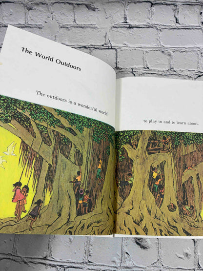 The Outdoors Book, Britannica Discovery Library Vol. 10 hardcover - interior illustration