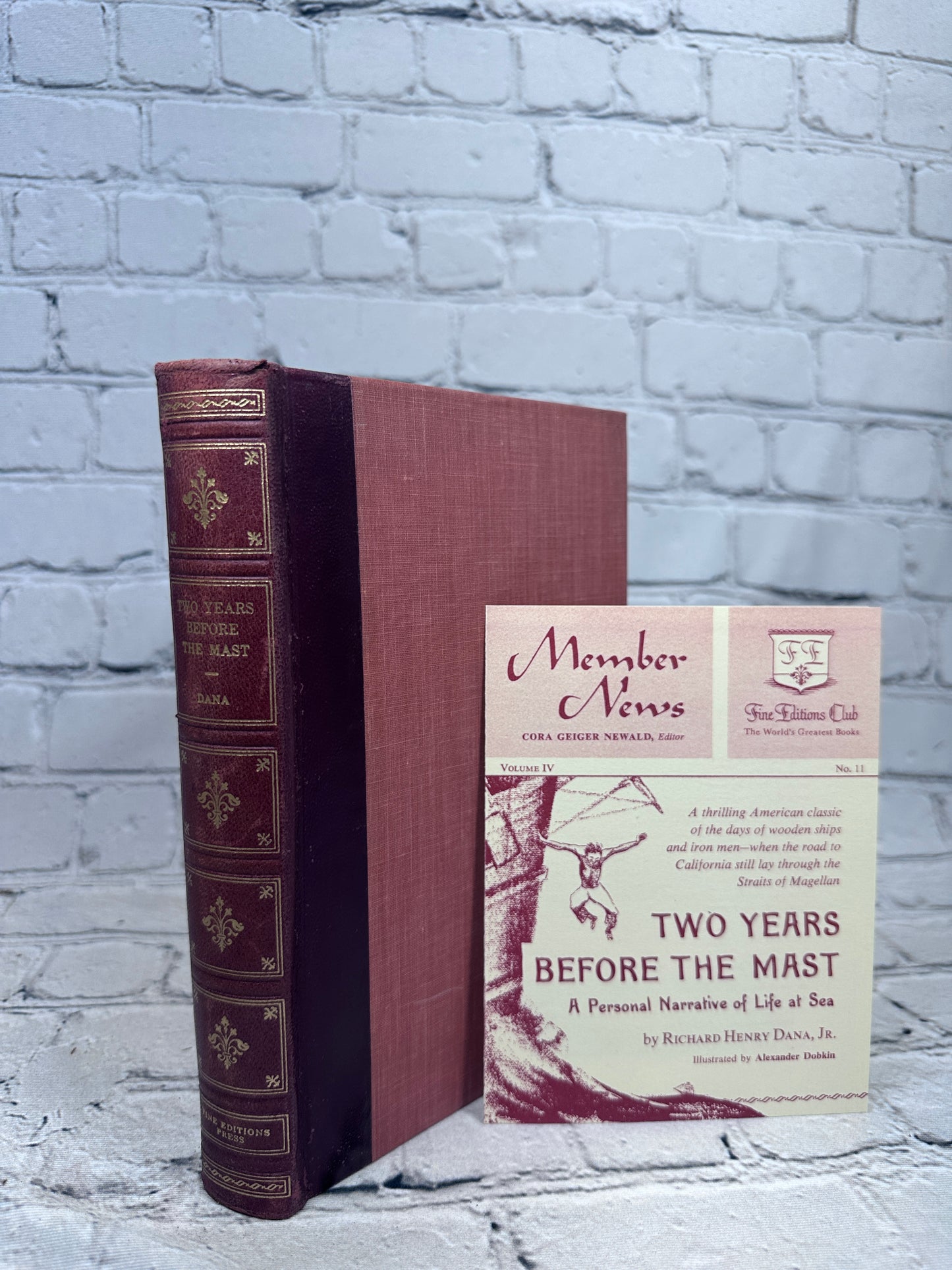 Two Years Before the Mast Richard Henry Dana Jr [Fine Editions Club · 1946]