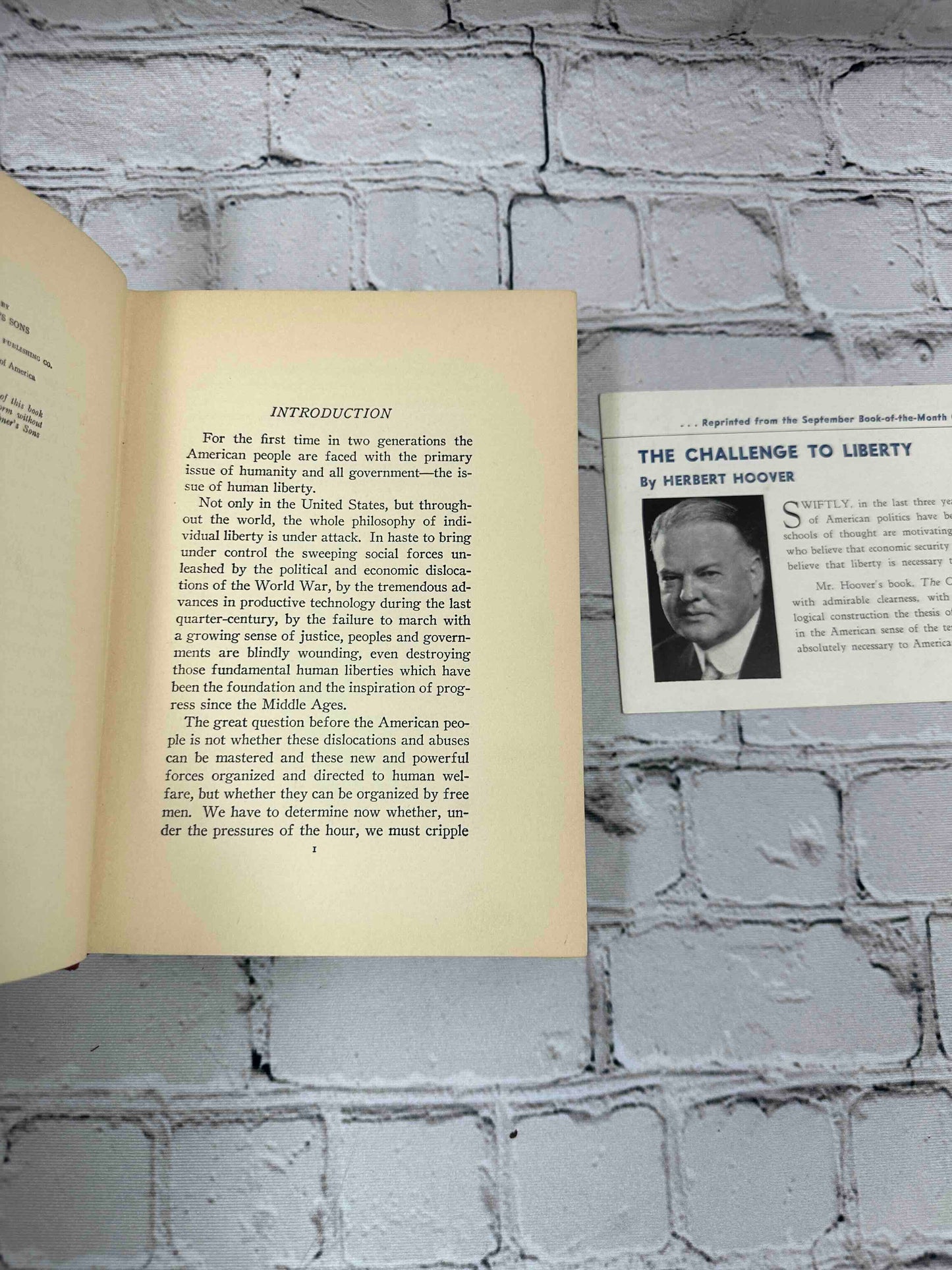 The Challenge to Liberty (SIGNED)