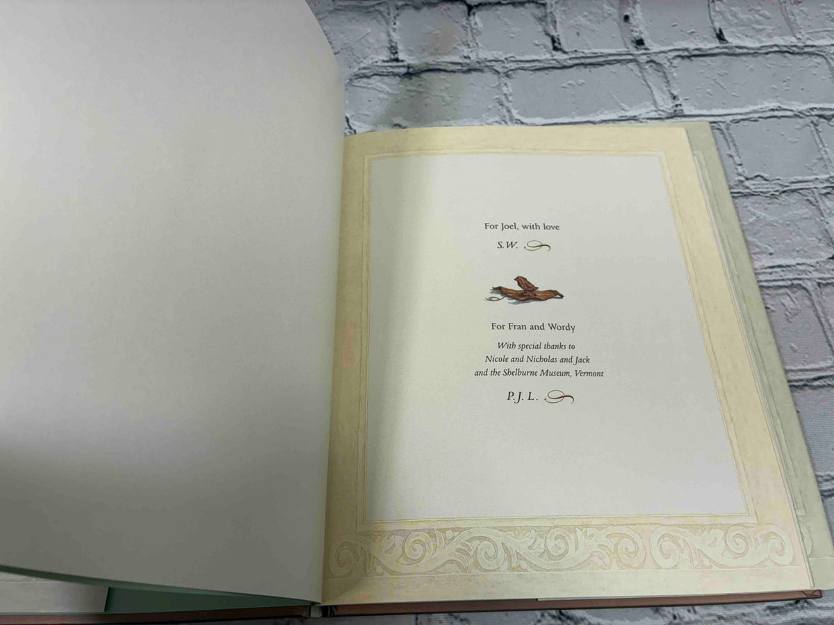 The Christmas Miracle of Jonathan Toomey by Susan Wojciechowski, hardcover with CD - dedication page