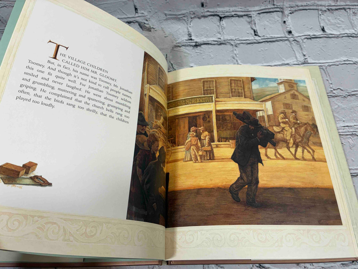 The Christmas Miracle of Jonathan Toomey by Susan Wojciechowski, hardcover with CD - interior illustration