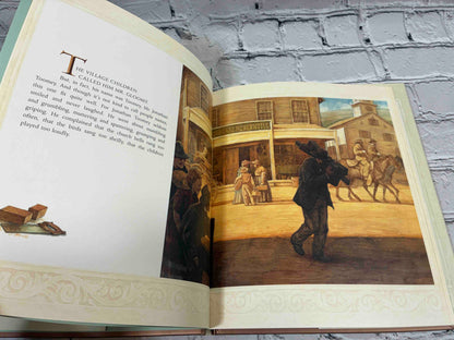 The Christmas Miracle of Jonathan Toomey by Susan Wojciechowski, hardcover with CD - interior illustration