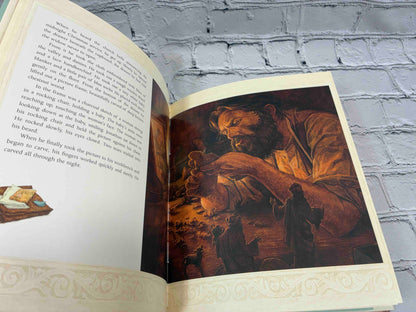 The Christmas Miracle of Jonathan Toomey by Susan Wojciechowski, hardcover with CD - interior illustration