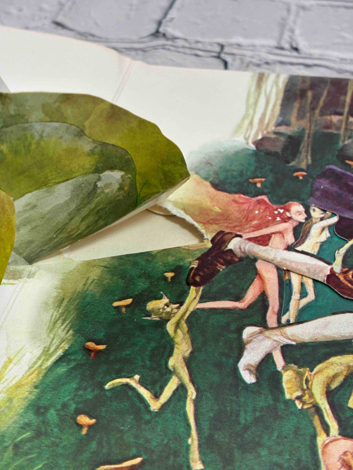 The Faeries Pop-up Book by Brian Froud and Alan Lee, Kestrel Books - faerie dance spread detail