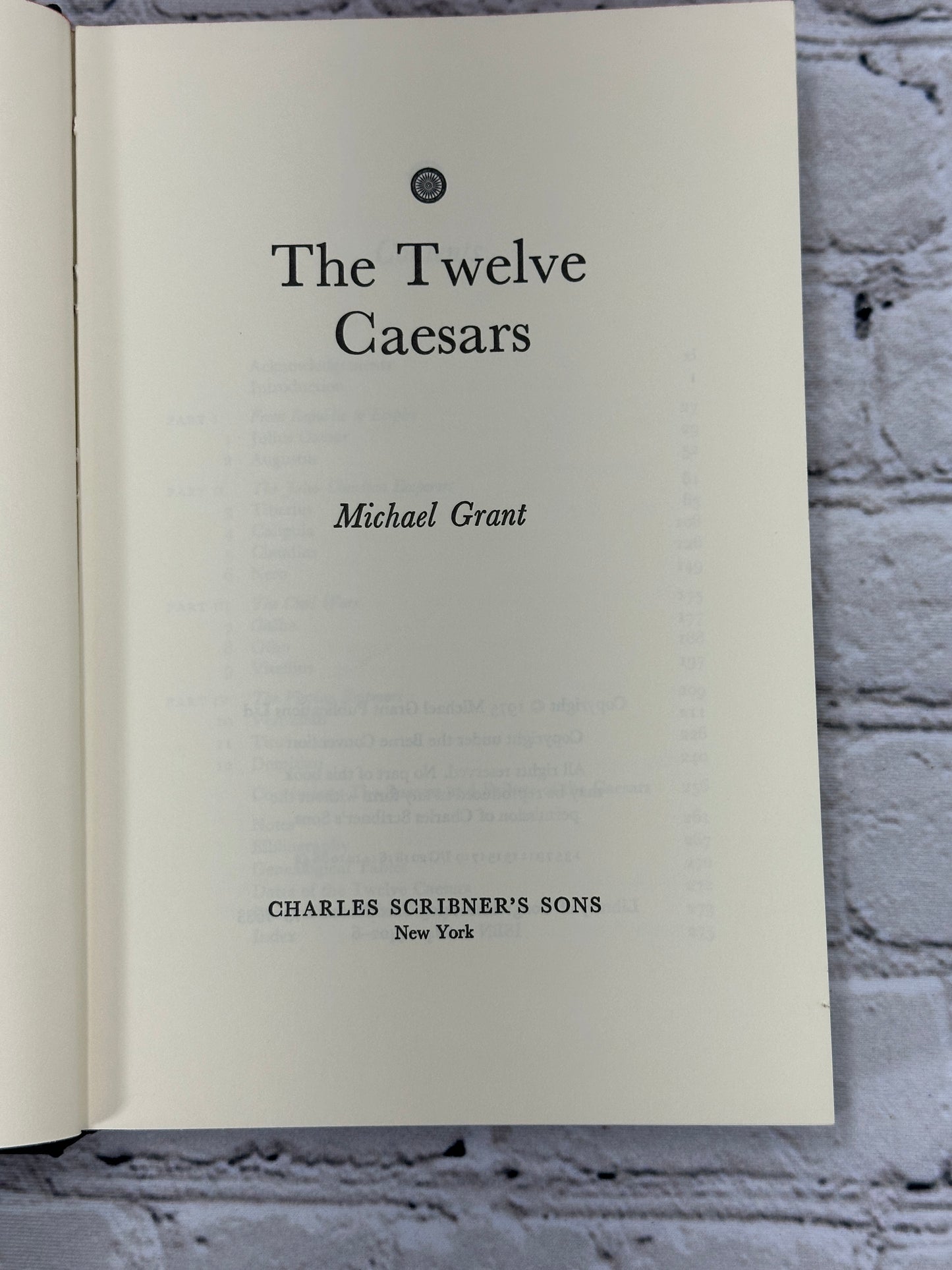 The Twelve Caesars by Michael Grant [1st Print · 1975]