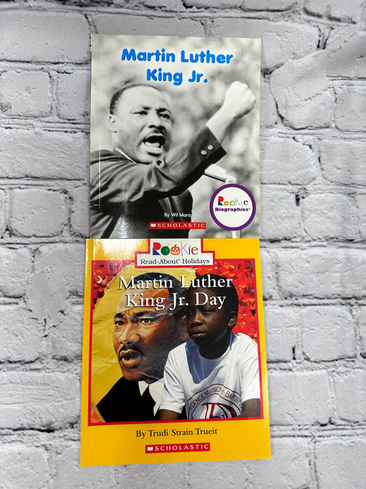 Martin Luther King Jr. By Trudi Trueit & Wil Mara [2 Book Lot · Scholastic]