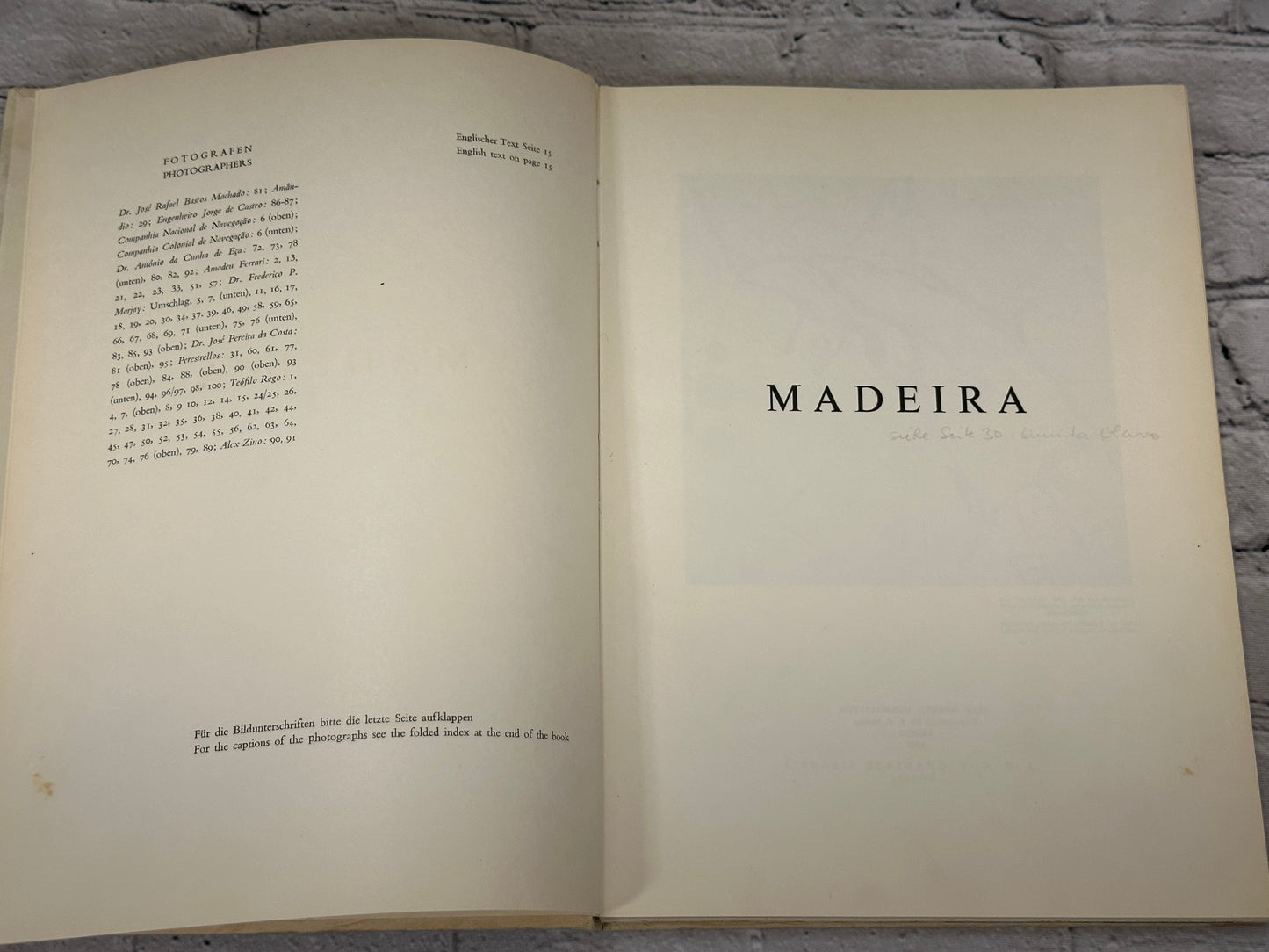 Madeira by Dr. Frederic P. Marjay [1969]