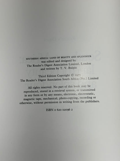 Southern Africa Land of Beauty and Splendour  by T.V.Bulpin [1977· 3rd Edition]