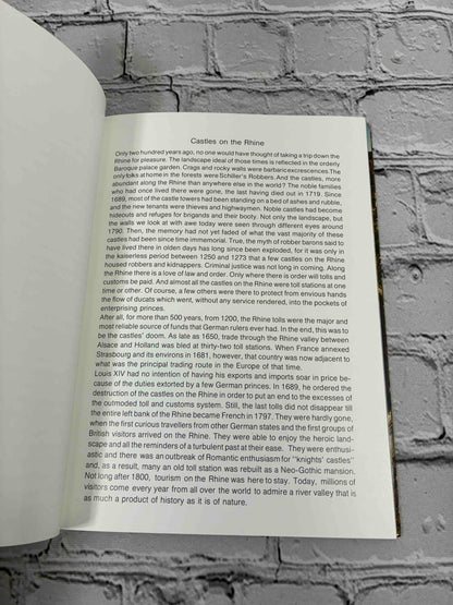 Castles on the Rhine between Mainz and Cologne by Eugen Hollerbach, Rahmel-Verlag paperback - introduction