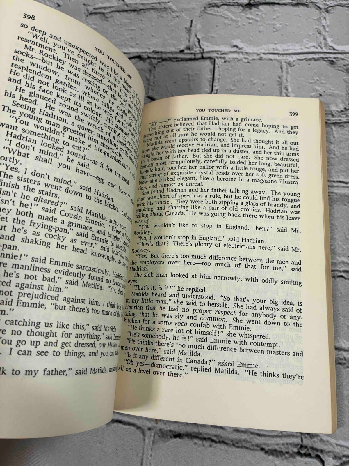 The Complete Short Stories Volume Two by D. H. Lawrence, 1964 Viking Compass Books paperback - sample pages 398-399