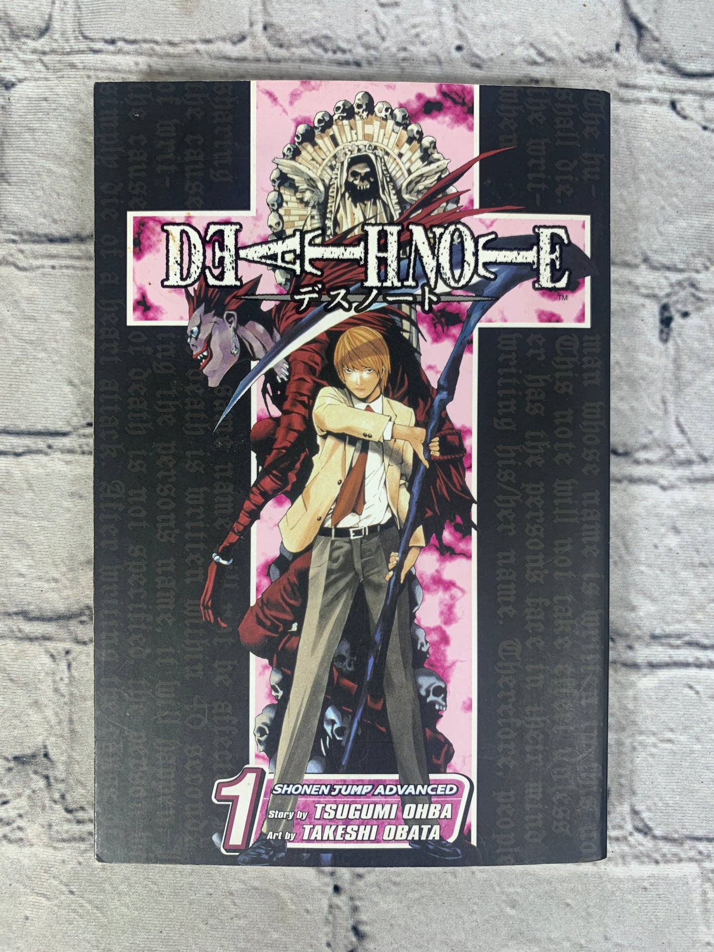 Death Note Volume 1 Shonen Jump Advanced By Tsugumi Ohba [5th Print · 2006]