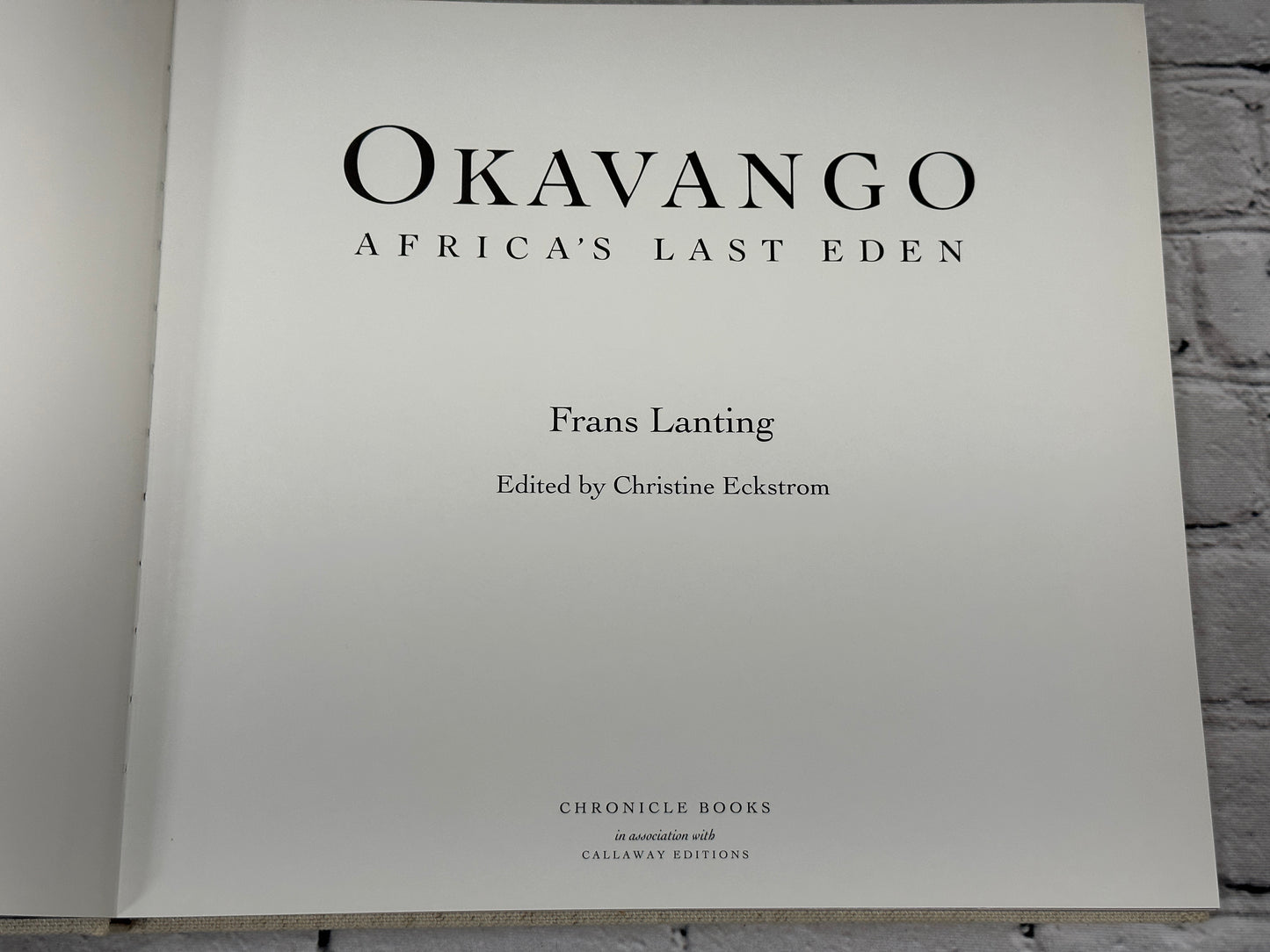 Okavango Africas Last Eden By Frans Lanting [1993 · First Edition]