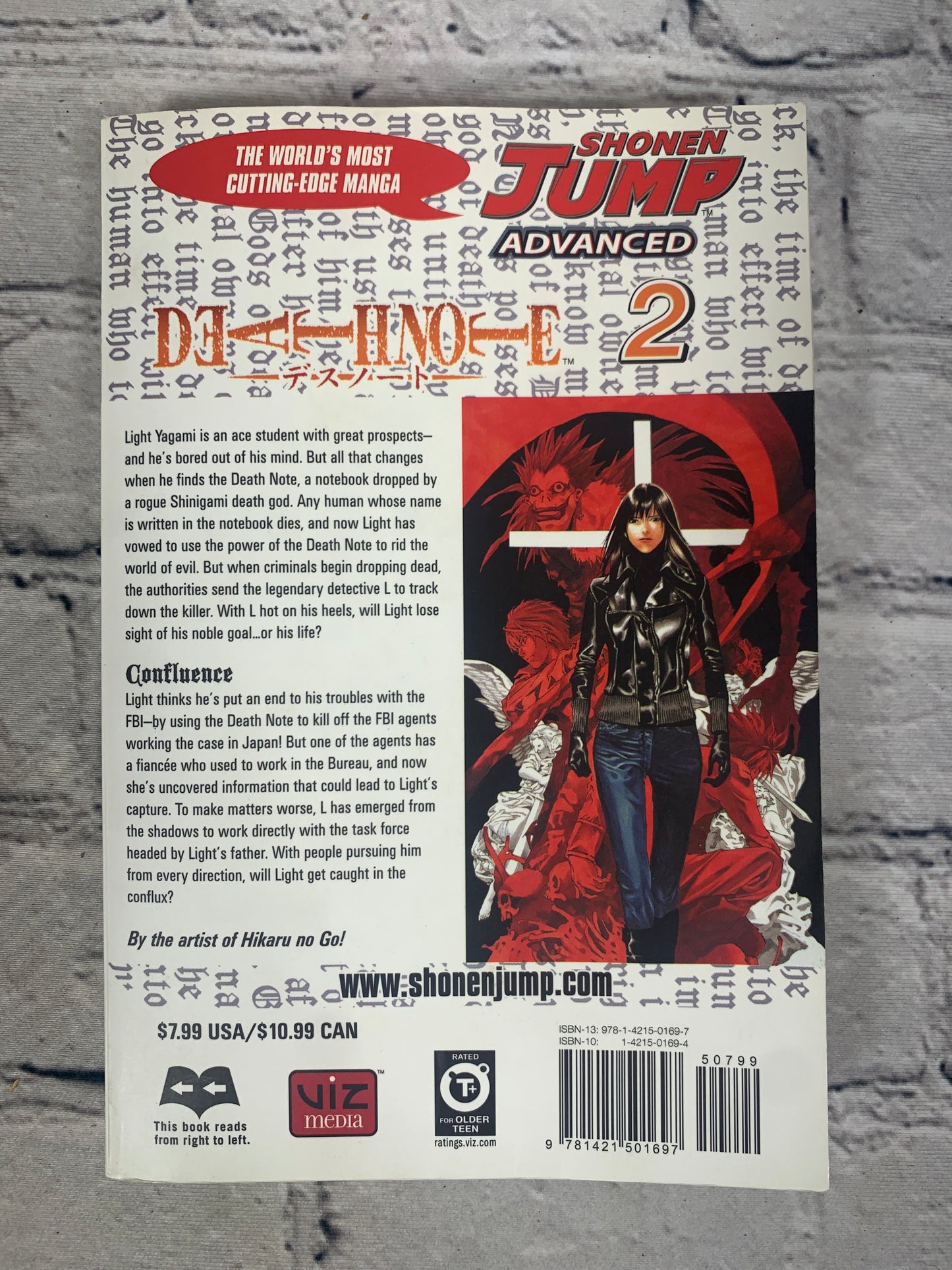 Death Note Volume 2 Shonen Jump Advanced By Tsugumi Ohba [7th Print · 2007]