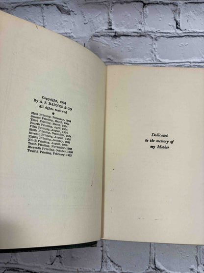 Cap'n Eri by Joseph C. Lincoln, 1912 A. L. Burt hardcover - copyright page with printing history and dedication