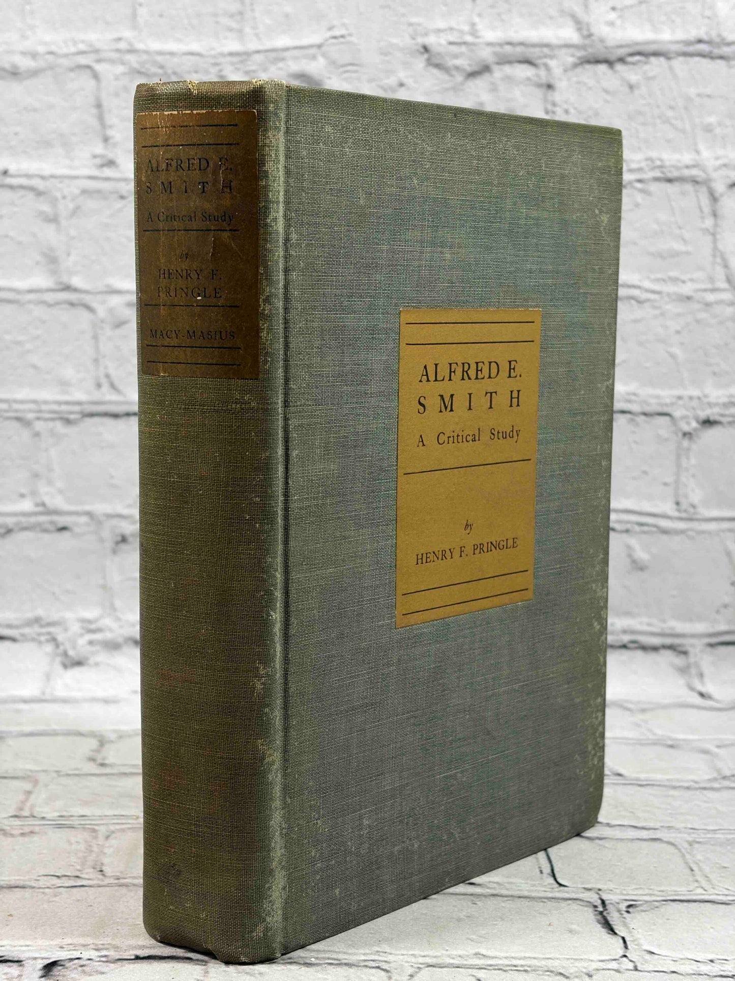 Alfred E Smith A Critical Study