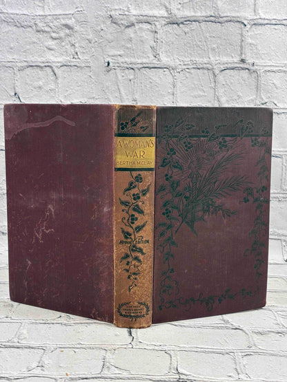 A Woman's War by Bertha M. Clay, Donohue Henneberry hardcover - spine and boards