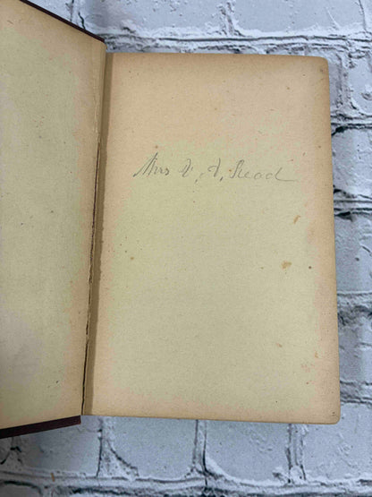A Woman's War by Bertha M. Clay, Donohue Henneberry hardcover - pencil owner name on front free endpaper