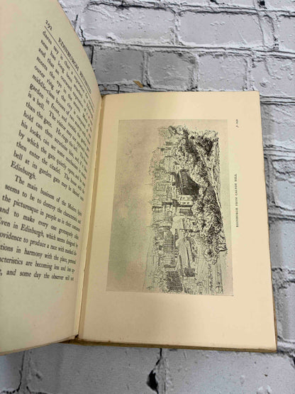Edinburgh Revisited by James Bone, 1913 Sidgwick & Jackson hardcover - plate Edinburgh from Calton Hill