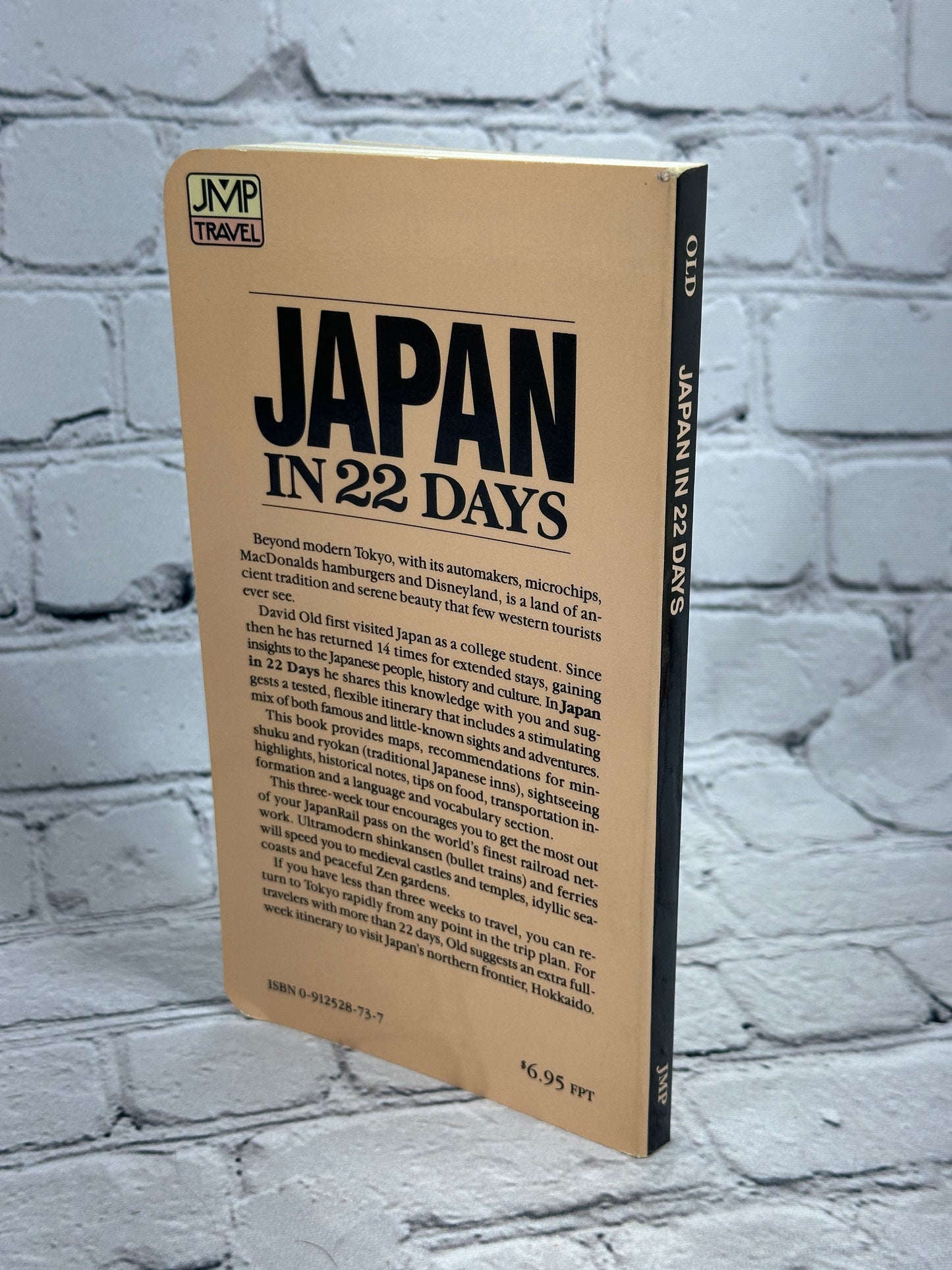 Japan In 22 Days: Step by Step Guide & Travel Itinerary By David Old [1987]