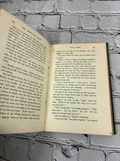 The Merivale Banks by Mary J. Holmes, 1903 G. W. Dillingham hardcover - sample pages 188-189
