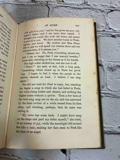The Merivale Banks by Mary J. Holmes, 1903 G. W. Dillingham hardcover - sample page 317