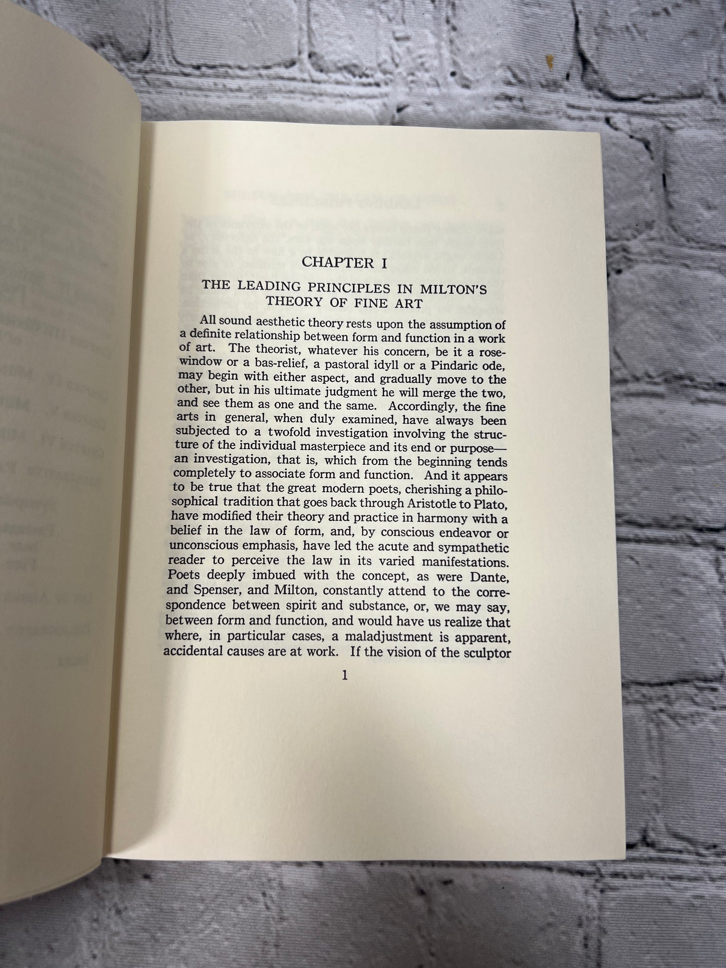 Milton's Theory of Poetry and Fine Art By Ida Langdon [1965]