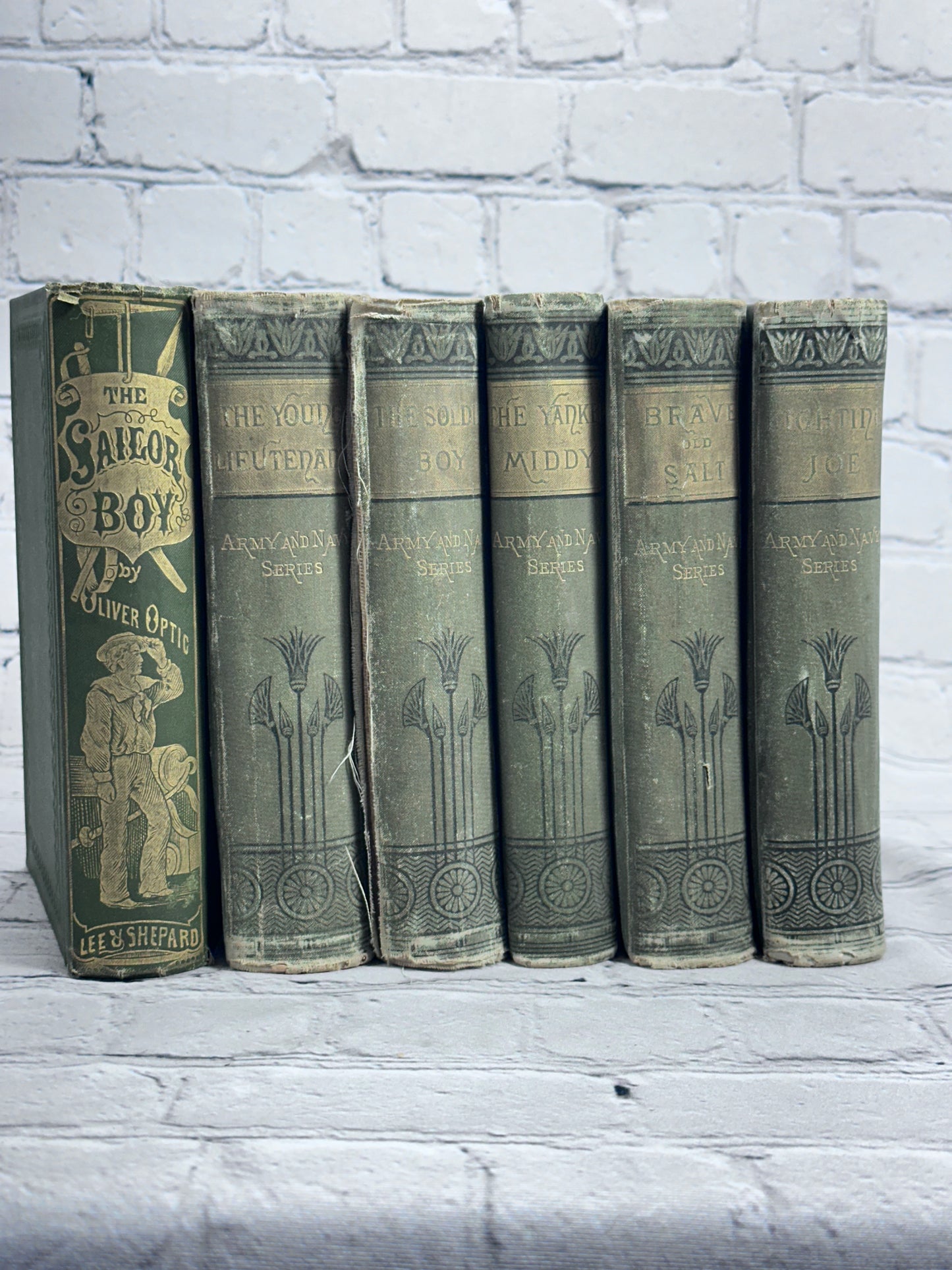 Army and Navy Series by Oliver Optic [Complete Set of 6 · 1872 & 1892]