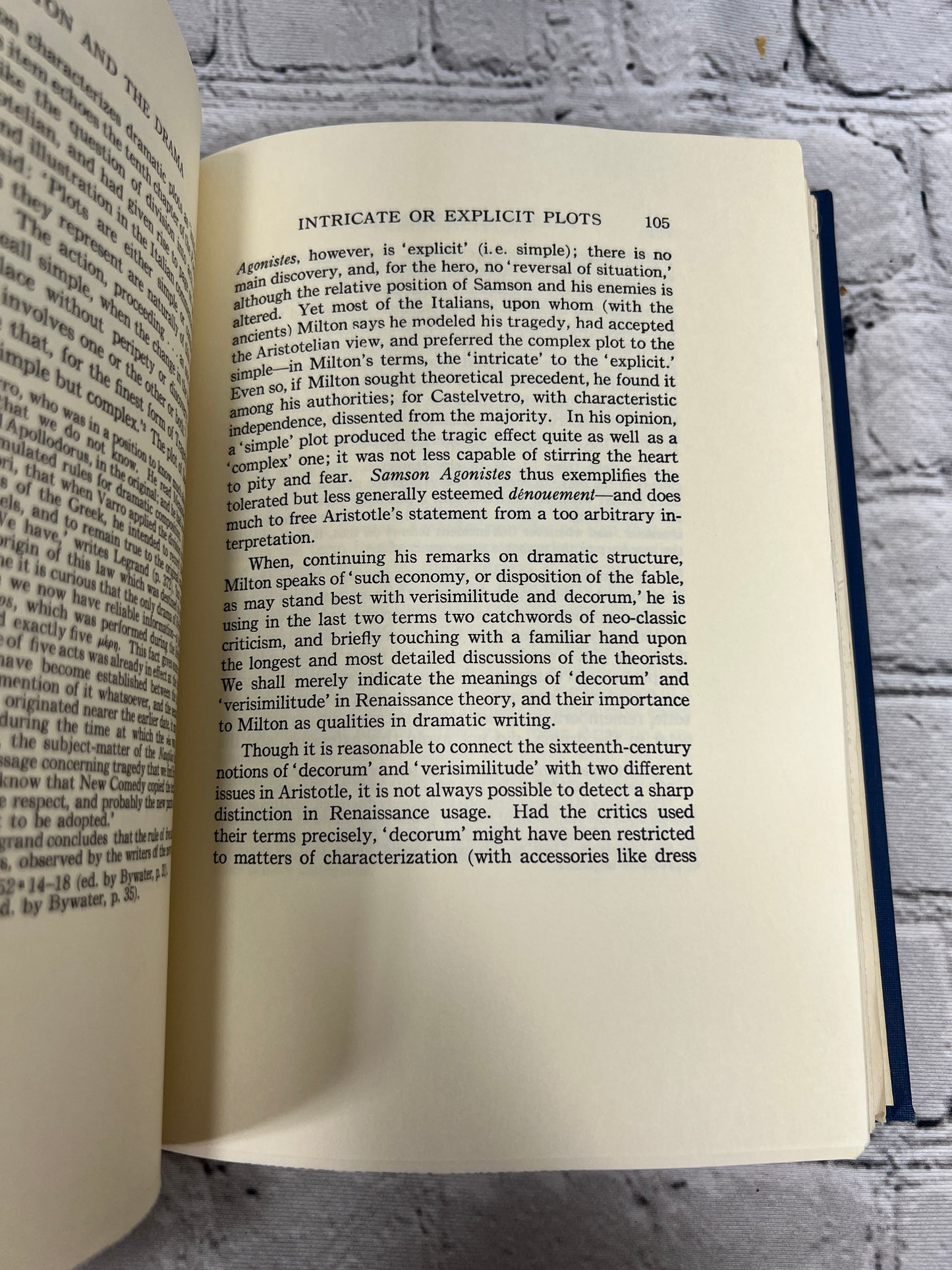 Milton's Theory of Poetry and Fine Art By Ida Langdon [1965]