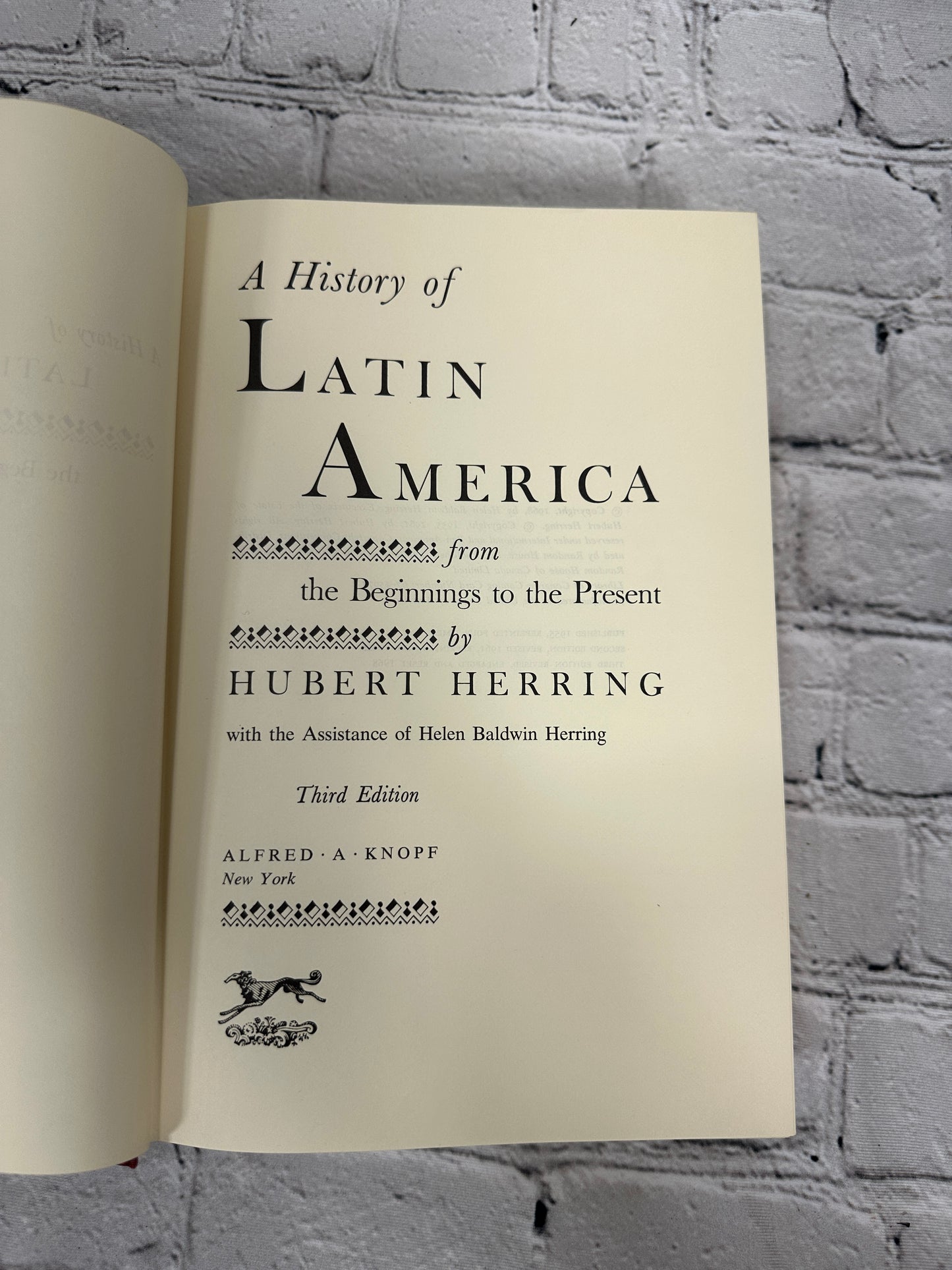 History of Latin America by Hubert Herring [1968 · 3rd edition]