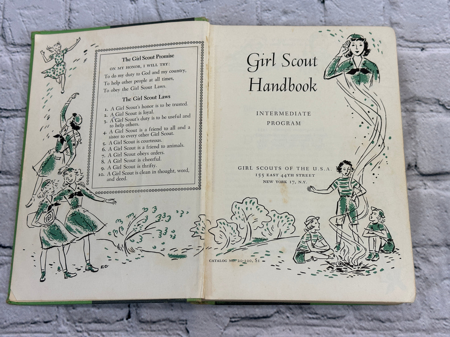 Girl Scout Handbook by Girl Scouts of the USA (1954 · 4th Impression)