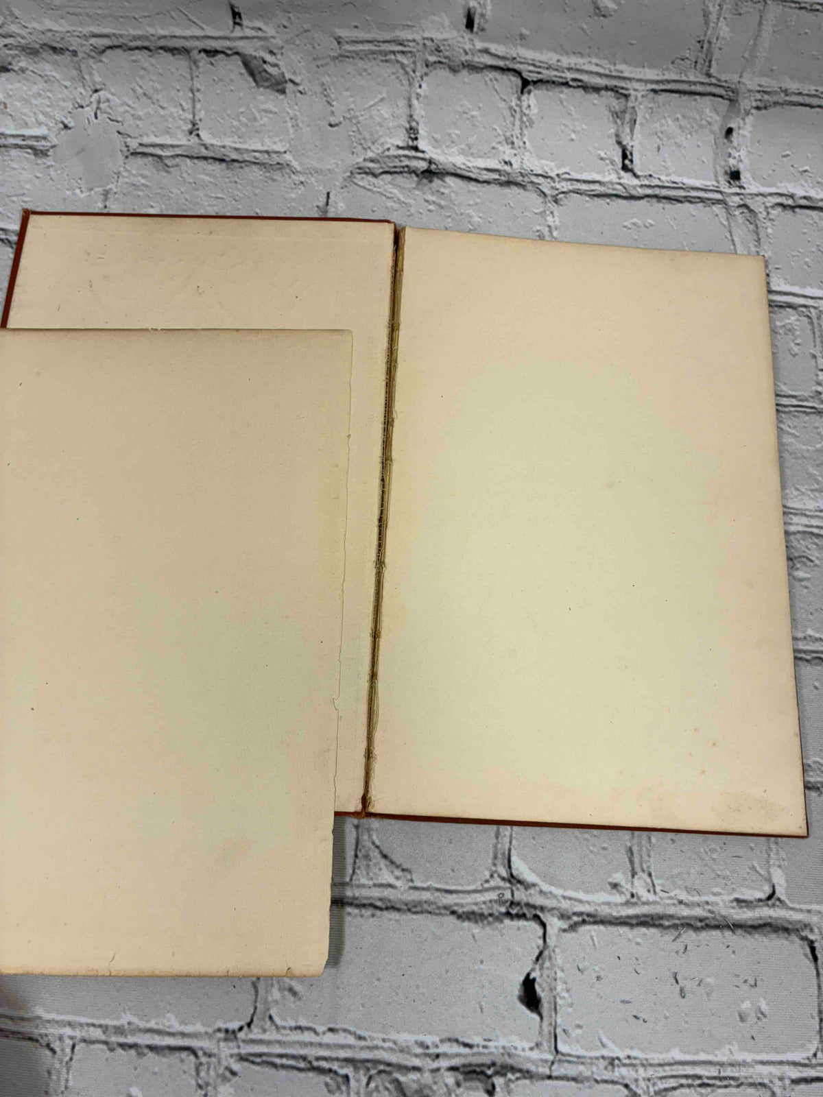 Business and Social Correspondence, 1895 Williams & Rogers hardcover - front endpapers