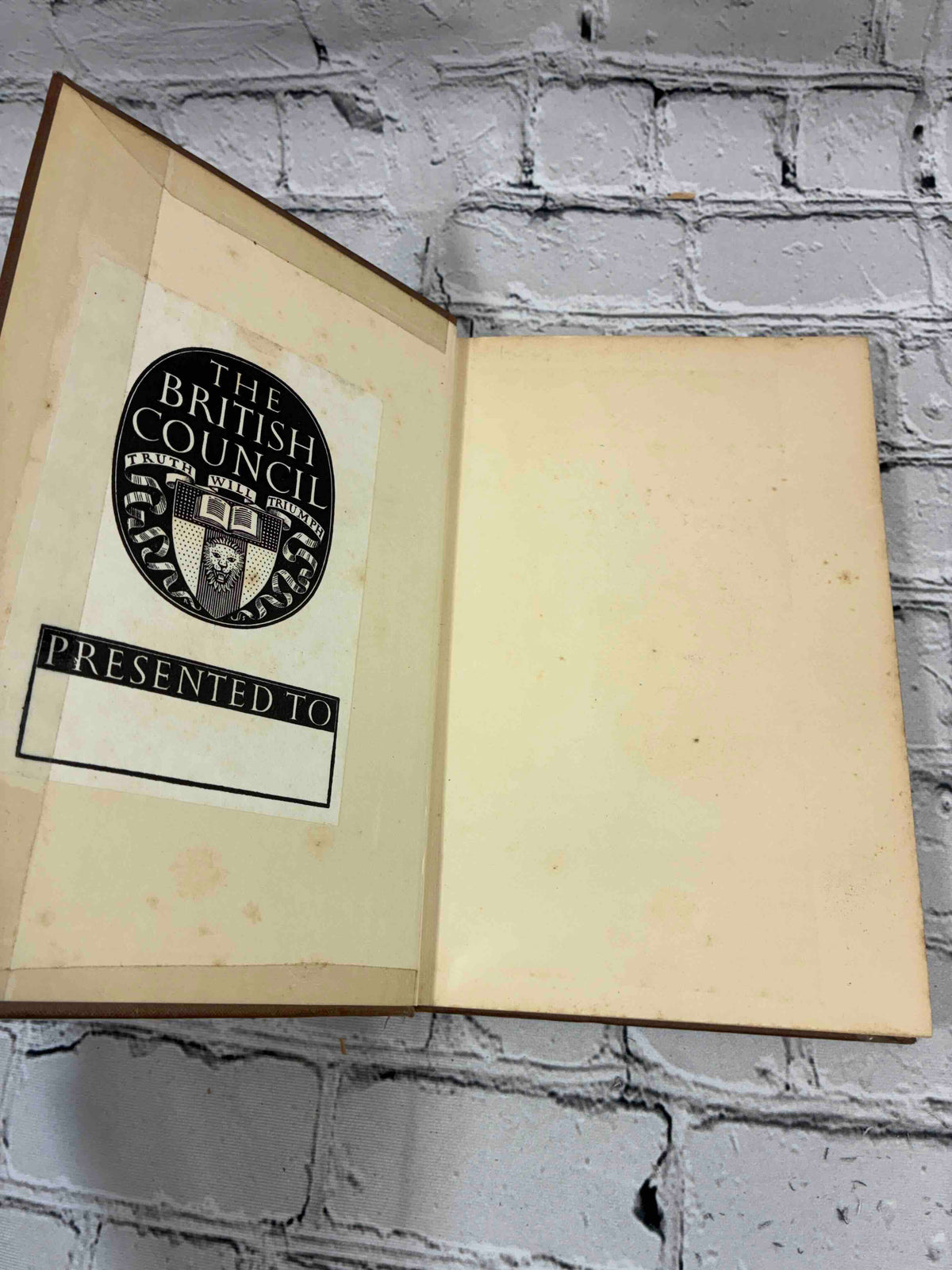 The Lyfe of Sir Thomas Moore by William Roper, 1958 Oxford University Press hardcover - British Council bookplate on front pastedown