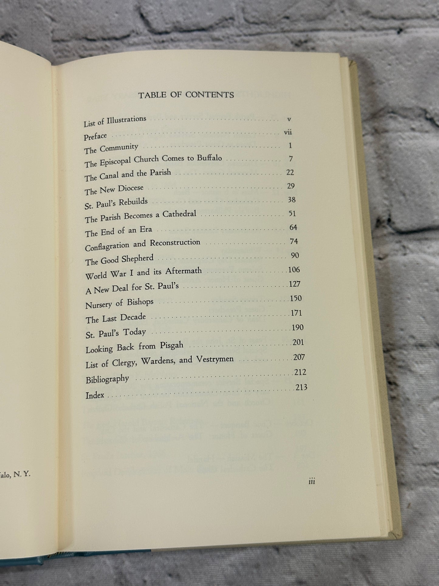 St. Paul's Cathedral Buffalo: A Brief History by George DeMille (1967)