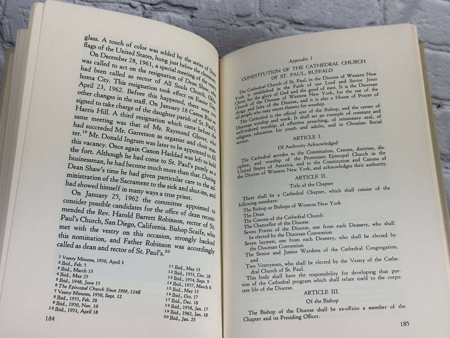 St. Paul's Cathedral Buffalo: A Brief History by George DeMille (1967)