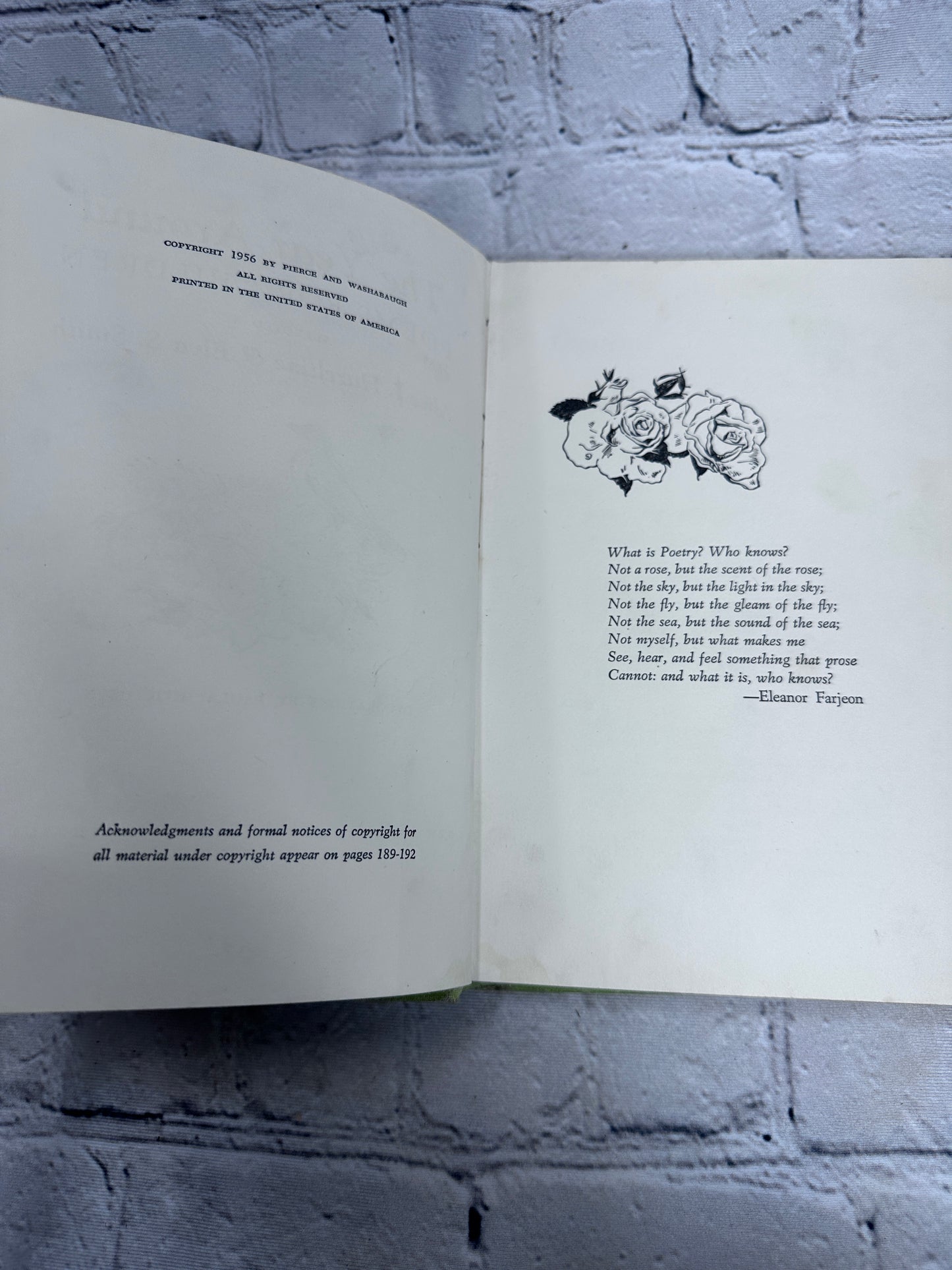 The Year Around Poems for Children Selected By Alice Hazeltine [1st Ed. · 1956]