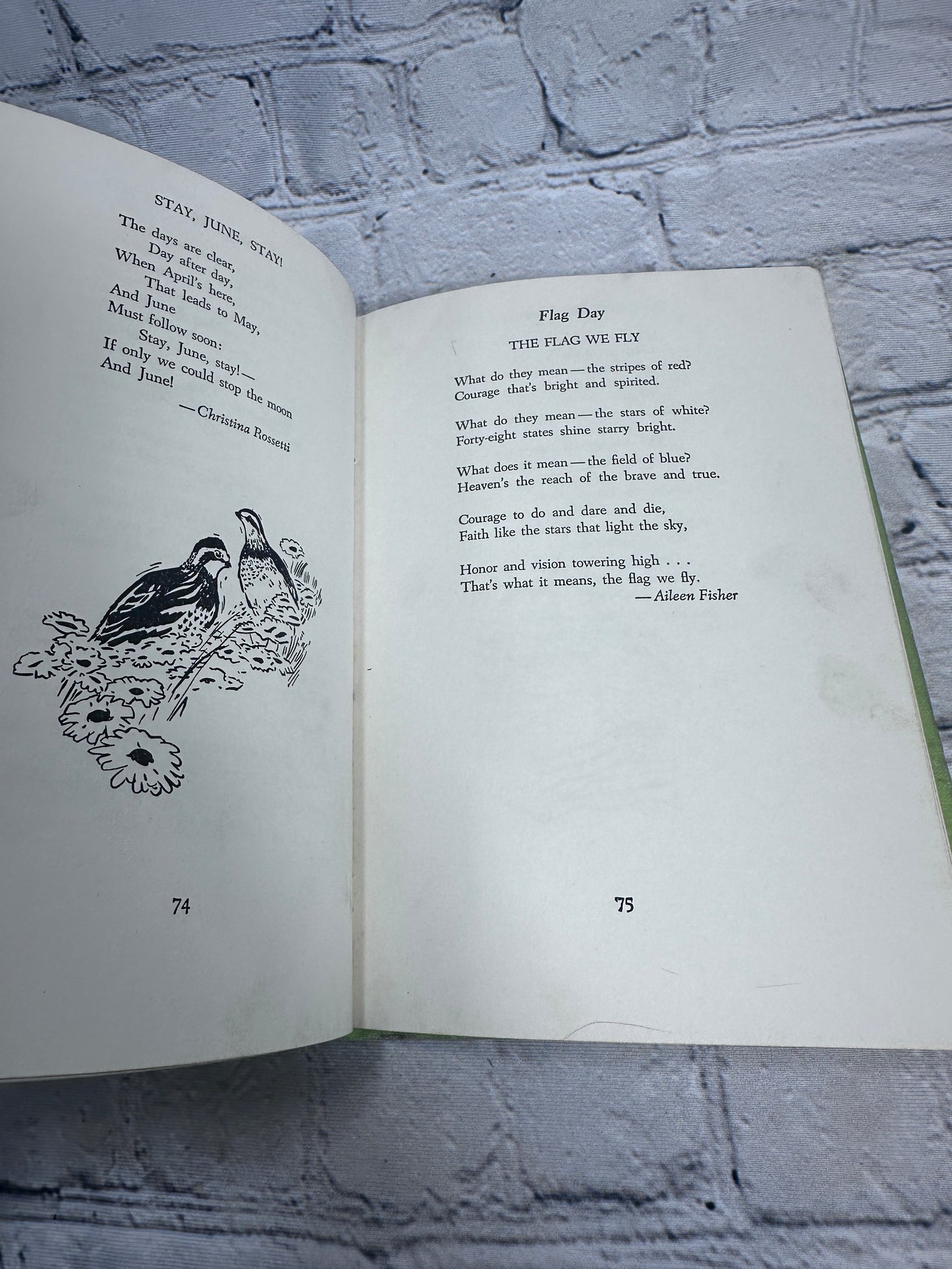 The Year Around Poems for Children Selected By Alice Hazeltine [1st Ed. · 1956]