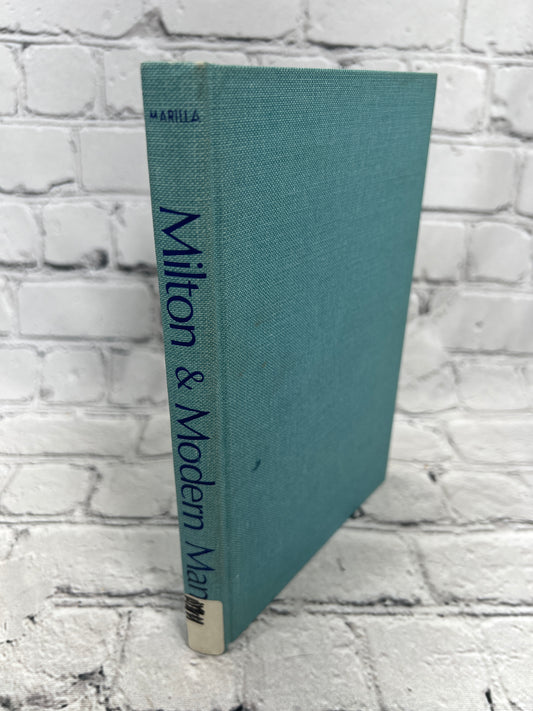 Milton & Modern Man Selected Essays by E. L. Marilla [1968]