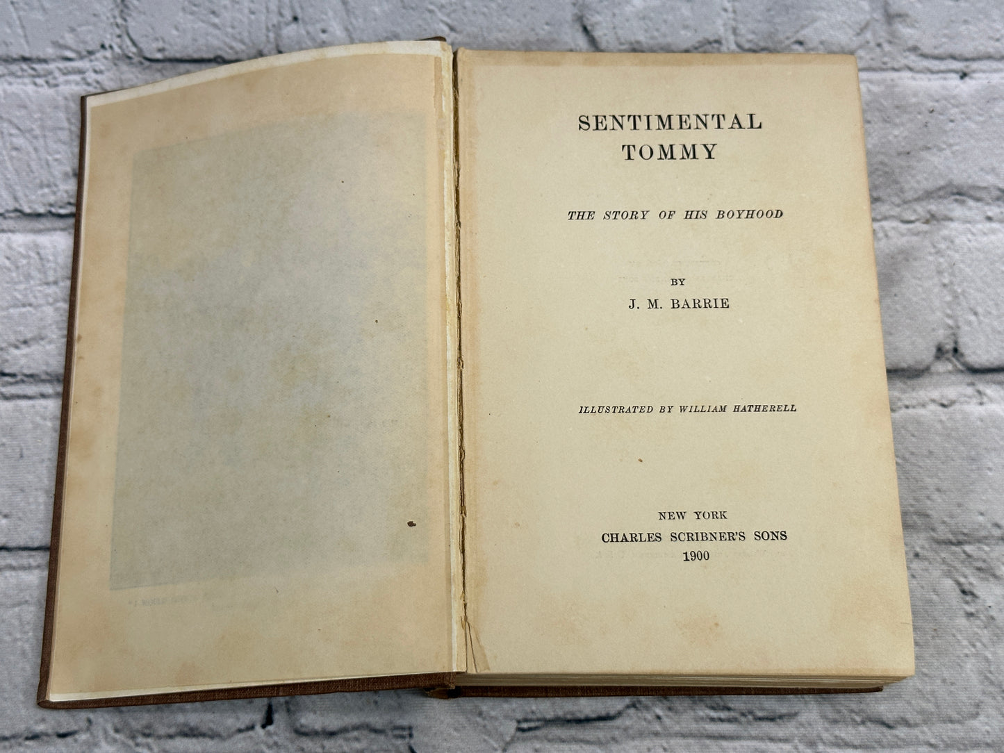 Sentimental Tommy: The Story of His Boyhood by J. M. Barrie (1900)