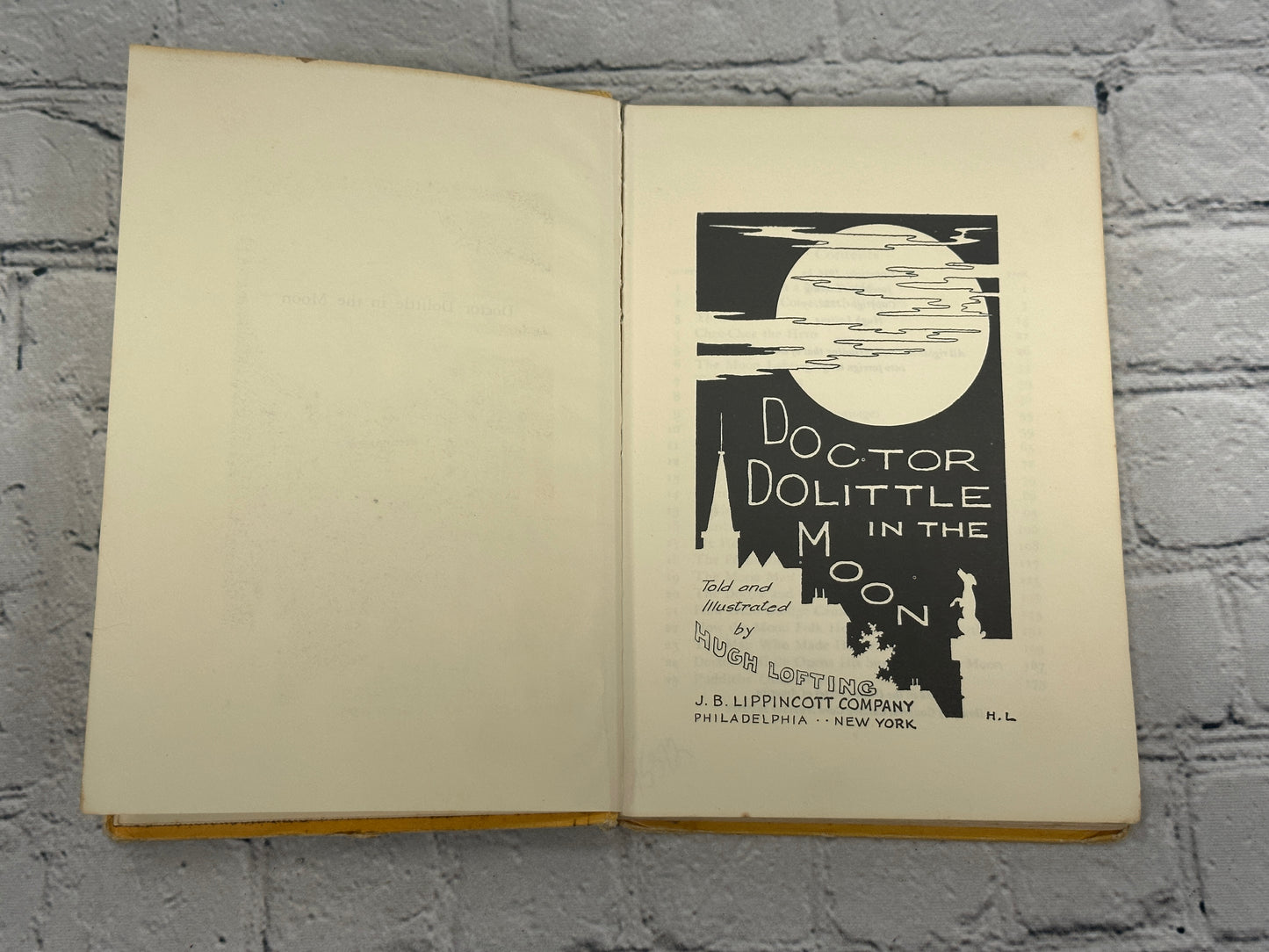 Doctor Dolittle In The Moon by Hugh Lofting [1956]