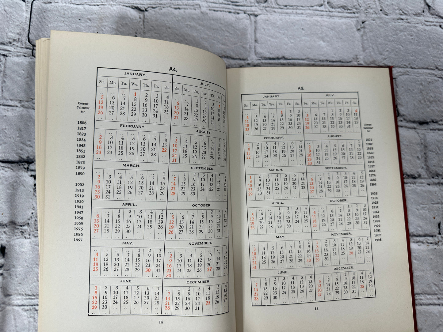 The Perfect Calendar for Every Year of the Christian Era by Henry Fitch [1930]