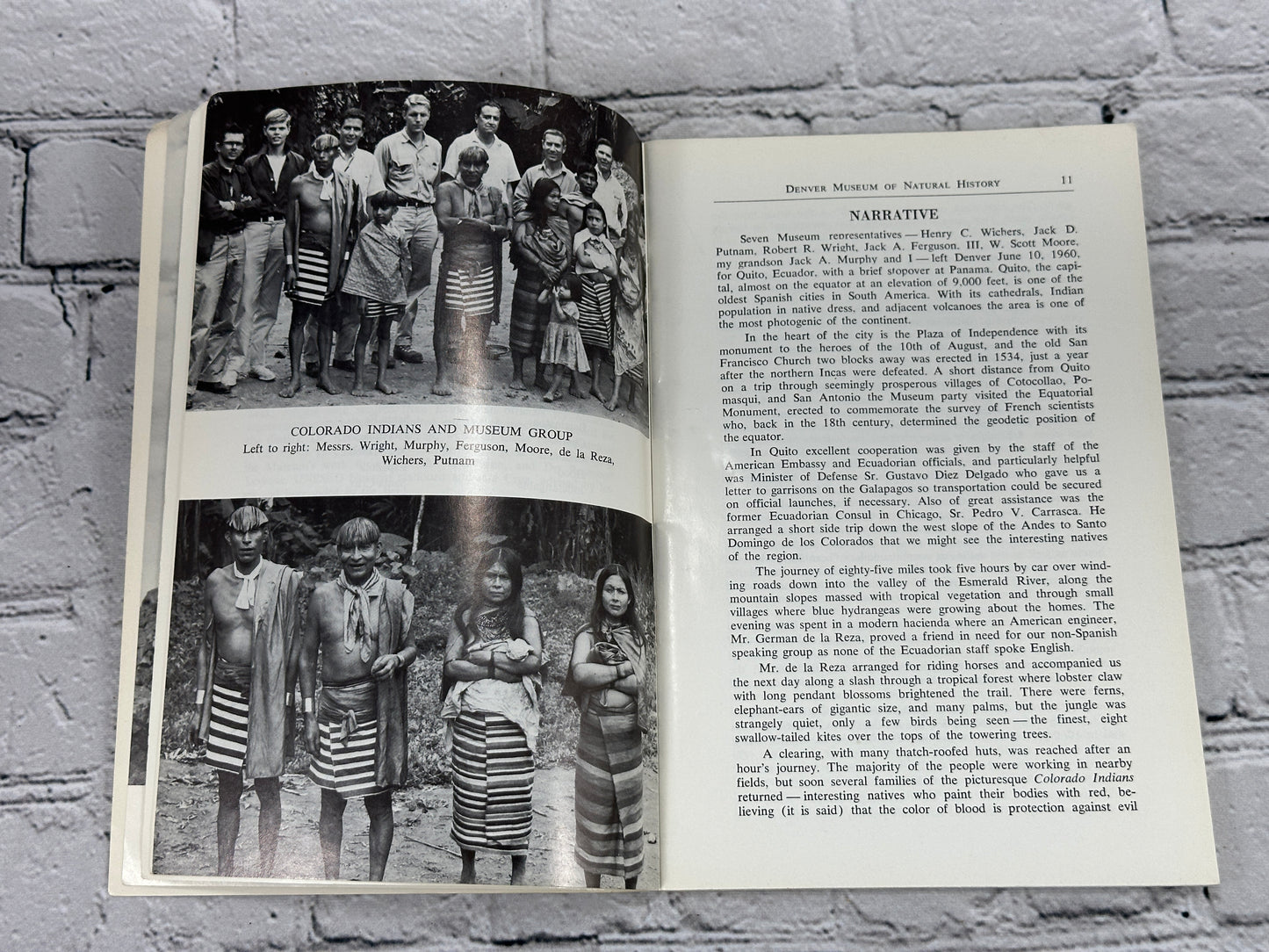 Galapagos Islands Narrative of the 1960 Field Trip By Alfred M. Bailey [1970]