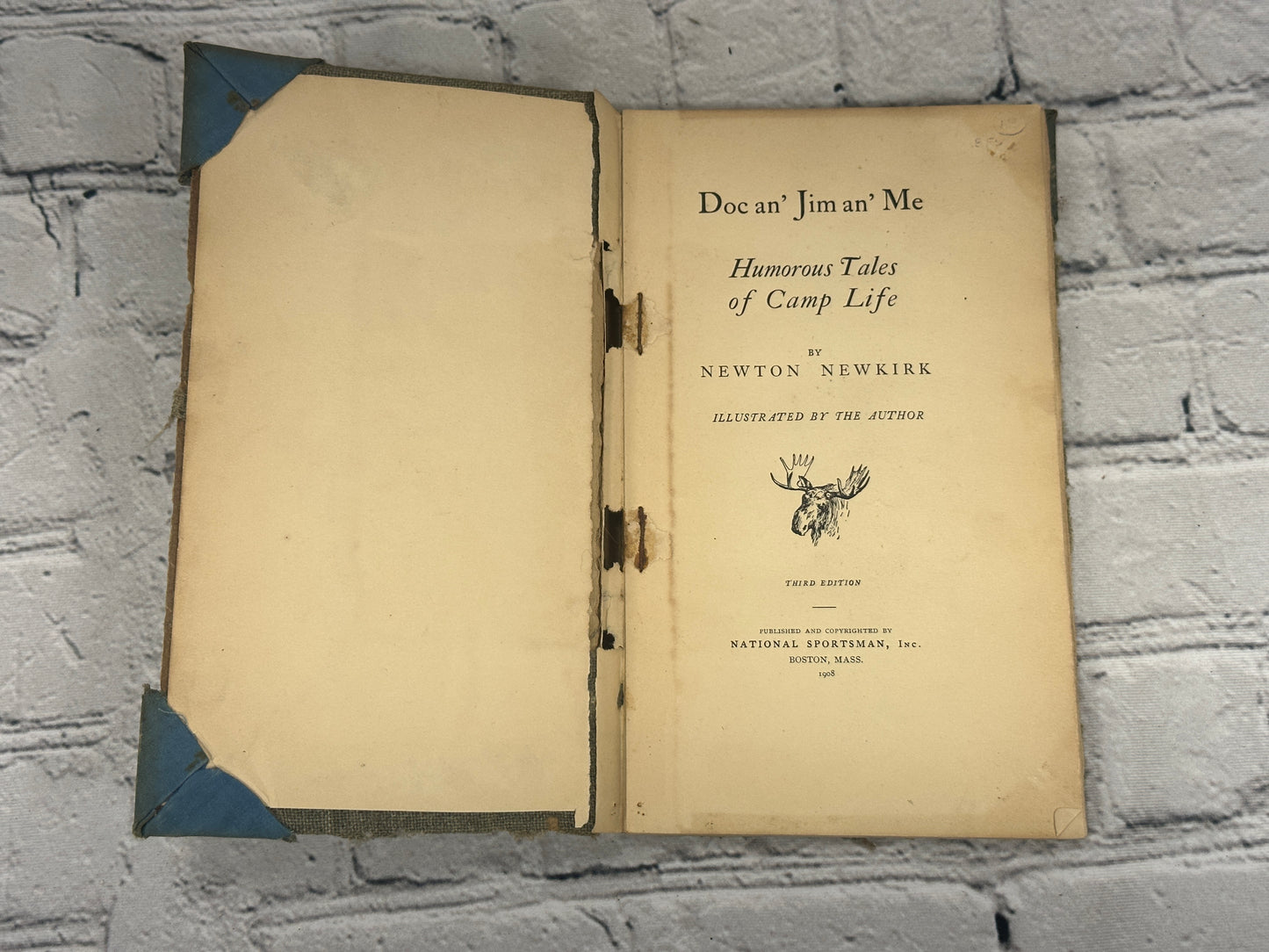 Doc An' Jim An' Me Humorous Tales Of Camp Life by Newton Newkirk [1908 · 3rd Ed]