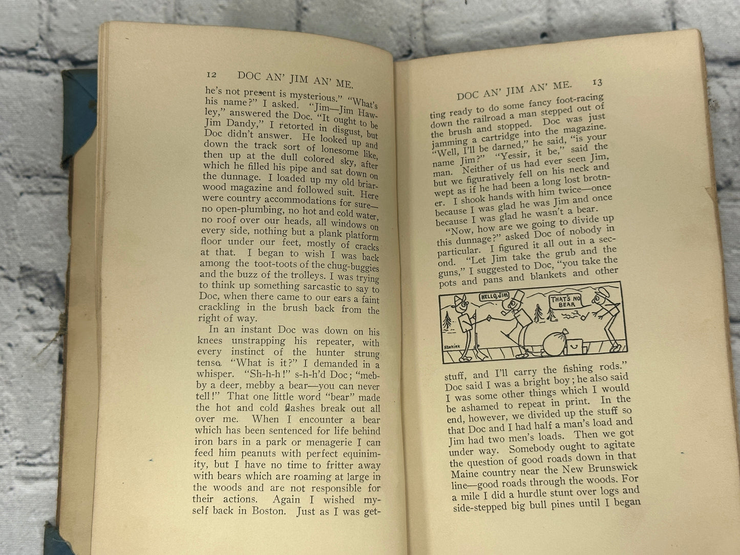 Doc An' Jim An' Me Humorous Tales Of Camp Life by Newton Newkirk [1908 · 3rd Ed]