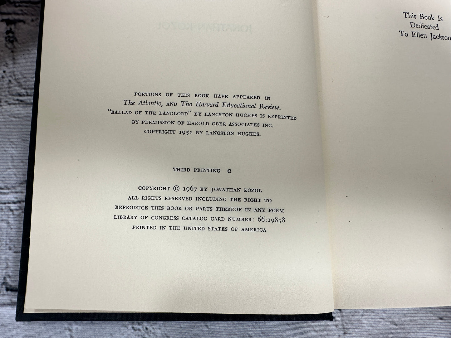 Death At An Early Age: The Destruction of the Hearts and Minds of Negro Children in the Boston Public Schools by Jonathan Kozol [1967]