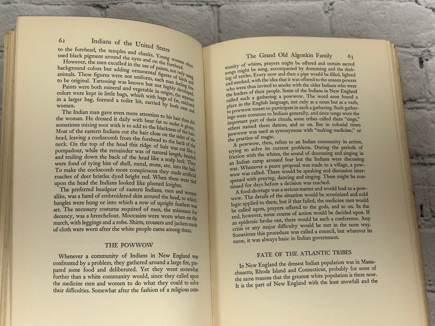 Indians of the United States by Clark Wissler [1940 · First Edition]