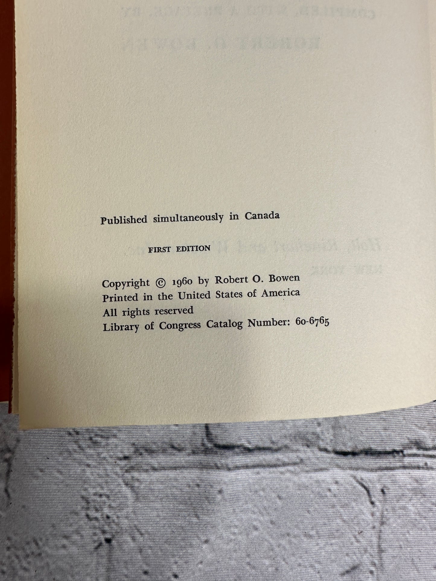 The New Professors edited by Robert O. Bowen [1960 · First Edition]