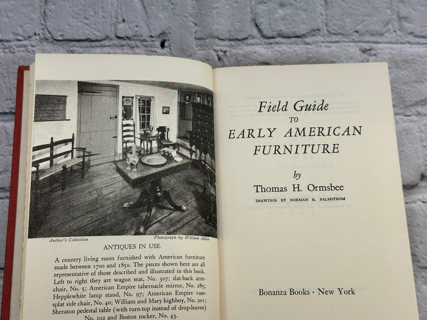 Field Guide to Early American Furniture by Thomas H. Ormsbee [1951 · 4th Print]