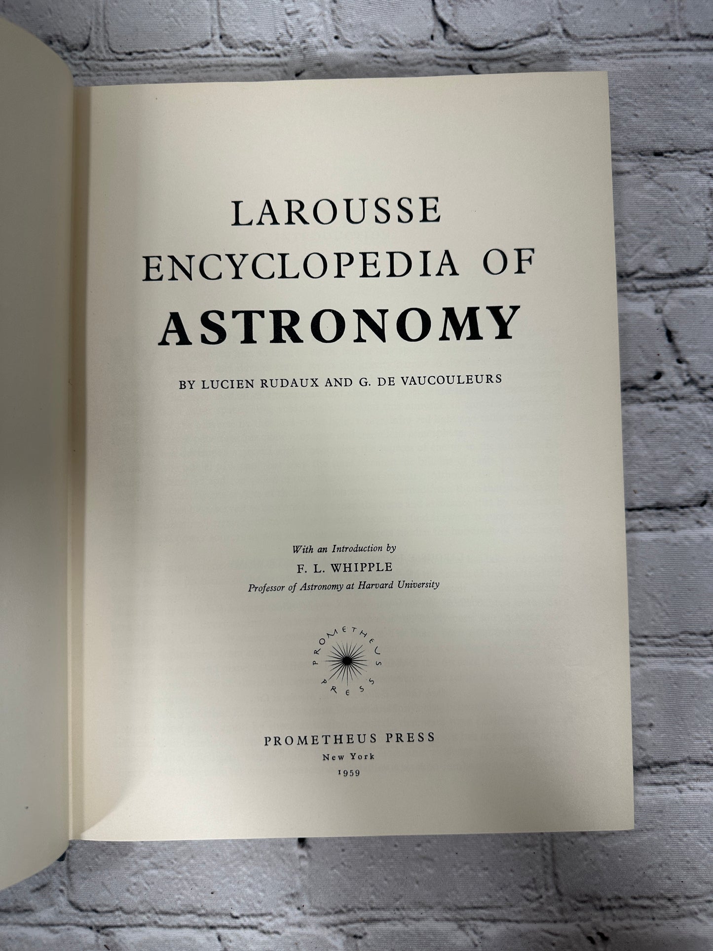 Larousse Encyclopedia of Astronomy by Lucien Rudaux [1959]