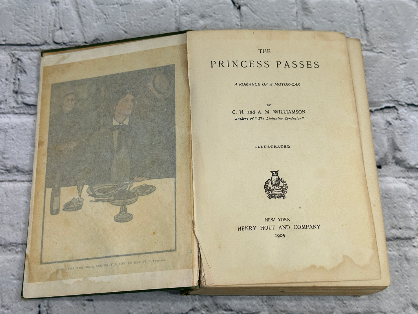 The Princess Passes by C. N. & A. M. Williamson [1905 · First Edition]